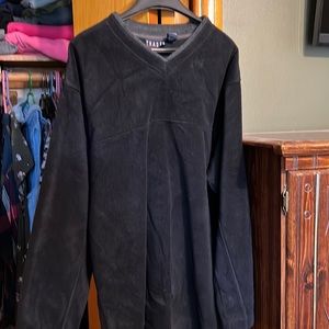 Trader Bay V neck fleece pullover